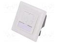 Connector: RJ45; socket; Cat: 6a; shielded,double; 8p8c; white; IDC LOGILINK LOG-NP0123