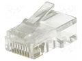 Connector: RJ45; plug; PIN: 8; Cat: 5e; unshielded; 8p8c; for cable LOGILINK LOG-MP0002