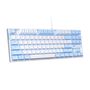 MageGee MK-STAR wired keyboard (blue and white), MageGee MK-STAR Bw Red