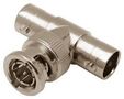 BNC TEE ADAPTER, 1 X JACK-1 X PLUG/JACK 221543-2