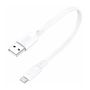 Cable USB-A - Lightning Foneng X107 3A, 0.25m (biały), Foneng X107 iPhone