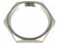 Nut; PG11; brass; 21mm; Thread: PG; Plating: nickel BM GROUP BM2698