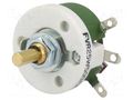 Potentiometer: shaft; single turn; 500Ω; 25W; ±10%; 6mm; wirewound SR PASSIVES FVR25W-500R