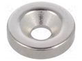 Magnet: permanent; neodymium; 29N; Ø: 15mm; H: 3.5mm ELESA+GANTER GN55.1-ND-15-4.5