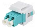 Connector: fiber optic; socket,coupler; LC,both sides; female LOGILINK LOG-NK0031