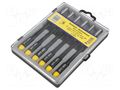 Kit: screwdrivers; 6-angles socket; 6pcs. DONAU ELEKTRONIK D-280-66