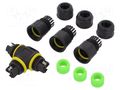 Connector: AC supply; screw terminal; 20A; 450V; ways: 3; IP68 AMPHENOL LTW SC-L-PGT2-03-GN