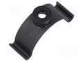 Clip base; polyamide; black; Ømount.hole: 4.8mm; W: 12.7mm; L: 48mm HELLERMANNTYTON C3-PA6HIR-BK