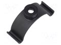 Clip base; polyamide; black; Ømount.hole: 4.8mm; W: 12.7mm; L: 48mm HELLERMANNTYTON C3-PA6HIR-BK