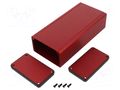 Enclosure: with panel; 1455; X: 78mm; Y: 160mm; Z: 43mm; aluminium HAMMOND HM-1455K1601RD