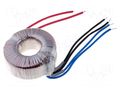 Transformer: toroidal; 50VA; 230VAC; 12V; 12V; 2.05A; 2.05A; Ø: 85mm INDEL TST50W/2X12V