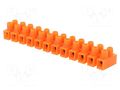 Connector: terminal block; 57A; 400V; screw terminal; orange PAWBOL PE.4034P