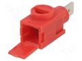 Connector: terminal block; Contractor; nickel plated; red; 30A CLIFF FC79001