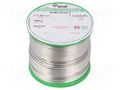 Tin; lead free; Sn99Ag0,3Cu0,7; 1.5mm; 500g; reel; 216÷227°C; 3% CYNEL SAC0307-1.5/0.5