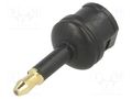 Connector: fiber optic; adapter,plug/socket; optical (Toslink) LOGILINK LOG-CA1014