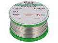 Tin; lead free; Sn96,5Ag3Cu0,5; 1mm; 250g; reel; 217÷220°C; 3% CYNEL SAC305-1.0/0.25