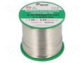 Tin; lead free; Sn99Ag0,3Cu0,7; 1mm; 250g; reel; 216÷227°C; 3% CYNEL SAC0307-1.0/0.25