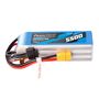 Battery Gens Ace G-Tech 5500mAh 22.2V 60C 6S1P LIPO with XT90 connector, Gens ace GEA556S60X9GT