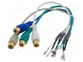 TV tuner adapter; RCA; wires,RCA socket x4 4CARMEDIA TV-TUNER/BMW