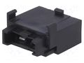Fuse holder; 19mm; 20A; on cable,push-in; Leads: connectors; black MTA MTA-INLINE-UNI