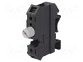 Fuse holder; 5x20mm; for DIN rail mounting; 10A; 800VAC; Poles: 1 DEGSON ELECTRONICS PC-10-DR