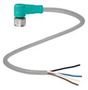 CABLE CONNECTOR, M12 HOUSING V1-W-5M-PUR