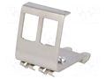 Mounting clamp; Keystone; for DIN rail mounting; Rail: TS35 LOGILINK LOG-MP0052