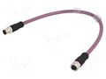 Cable: for sensors/automation; PIN: 5; CAN-Bus; plug; PUR; IP68 IFM ELECTRONIC E11591
