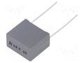 Capacitor: polyester; 6.8uF; 40VAC; 63VDC; 15mm; ±10%; 18x10x16mm KEMET R60DI46805030K