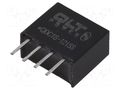 Converter: DC/DC; 1W; Uin: 10.8÷13.2VDC; Uout: 15VDC; SIL4; 100kHz QLT POWER QDC1S-1215S