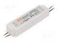 Power supply: switching; LED; 33.6W; 9÷24VDC; 1400mA; 90÷264VAC MEAN WELL LPC-35-1400