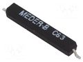Reed switch; Range: 10÷15AT; Pswitch: 10W; 2.5x2.6x19.5mm; 1.25A MEDER MK15B2