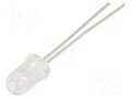 IR transmitter; 5mm; 890nm; transparent; 50mW; 44°; 1.4÷1.6VDC; THT VISHAY TSHF6410