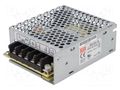 Power supply: switching; for building in,modular; 35W; 15VDC MEAN WELL RS-35-15