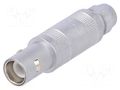 Connector: coaxial; 0S; plug; male; PIN: 1; soldering; for cable; 6A LEMO FFA.0S.250.CTAC42