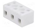 Connector: terminal block; 32A; 450V; hot condition; white matt SIMET SI-CPO-5A-3P