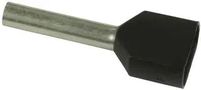 TERMINAL, FERRULE, 12 X 2.3MM, BLACK SPC4568