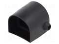 Lateral plug; -20÷55°C; black; NBR GELBAU 3050.1302N