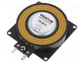 Loudspeaker; 50W; 8Ω; 80x80x19mm VISATON VS-EX80S-8