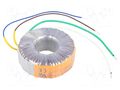 Transformer: toroidal; 50VA; 230VAC; 24V; 2.083A; Leads: cables TALEMA 58-0050-024-S