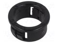 Grommet; Ømount.hole: 19.1mm; Øhole: 15.8mm; black KSS WIRING SB-19M