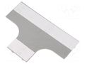 T-connector-base; grey; ABS; UL94HB KSS WIRING RBT-40