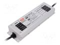 Power supply: switching; LED; 201.6W; 24VDC; 8.4A; 100÷305VAC; IP67 MEAN WELL ELG-200-24