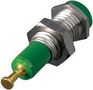 TIP JACK, 5700V, 10A, GREEN 105-0204-200