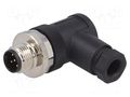 Connector: M12; plug; PIN: 5; male; A code-DeviceNet / CANopen TE Connectivity T4113001051-000