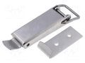 Clasp; stainless steel; W: 43mm; L: 193.5mm; 2000N ELESA+GANTER TLA.S-30/193.5R