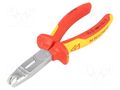 Stripping tool; Øcable: 8÷13mm; 1.5mm2,2.5mm2; Wire: round; 165mm KNIPEX KNP.1346165