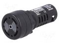 Signaller: sound; 22mm; CM22; -20÷60°C; Ø22.5mm; IP54; 24÷230VAC COBI ELECTRONIC CM22-S