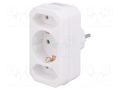 Connector: AC supply; splitter; Type: Euro,child protection LOGILINK LPS221