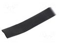 Heat shrink sleeve; thin walled,flexible; 2: 1; 25.4mm; black HELLERMANNTYTON TF21-25.4/12.7BK50